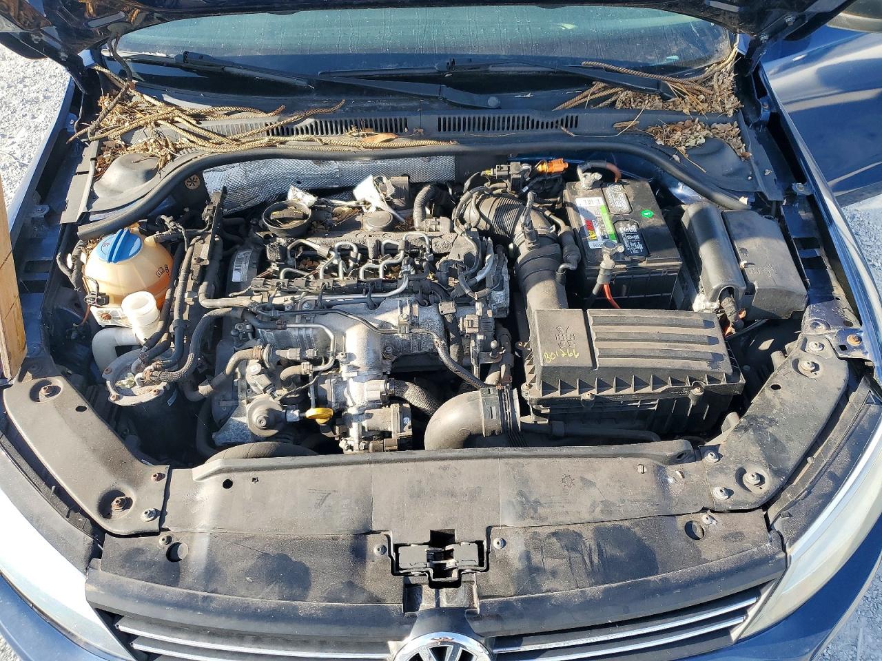 2014 Volkswagen Jetta Tdi Синий vin: 3VW3L7AJ4EM330259