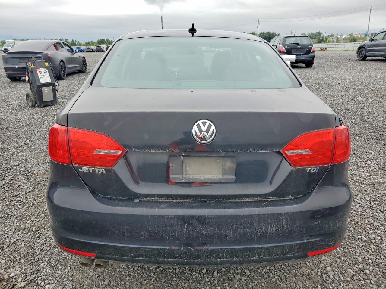 2011 Volkswagen Jetta Tdi Black vin: 3VW3L7AJ5BM033593