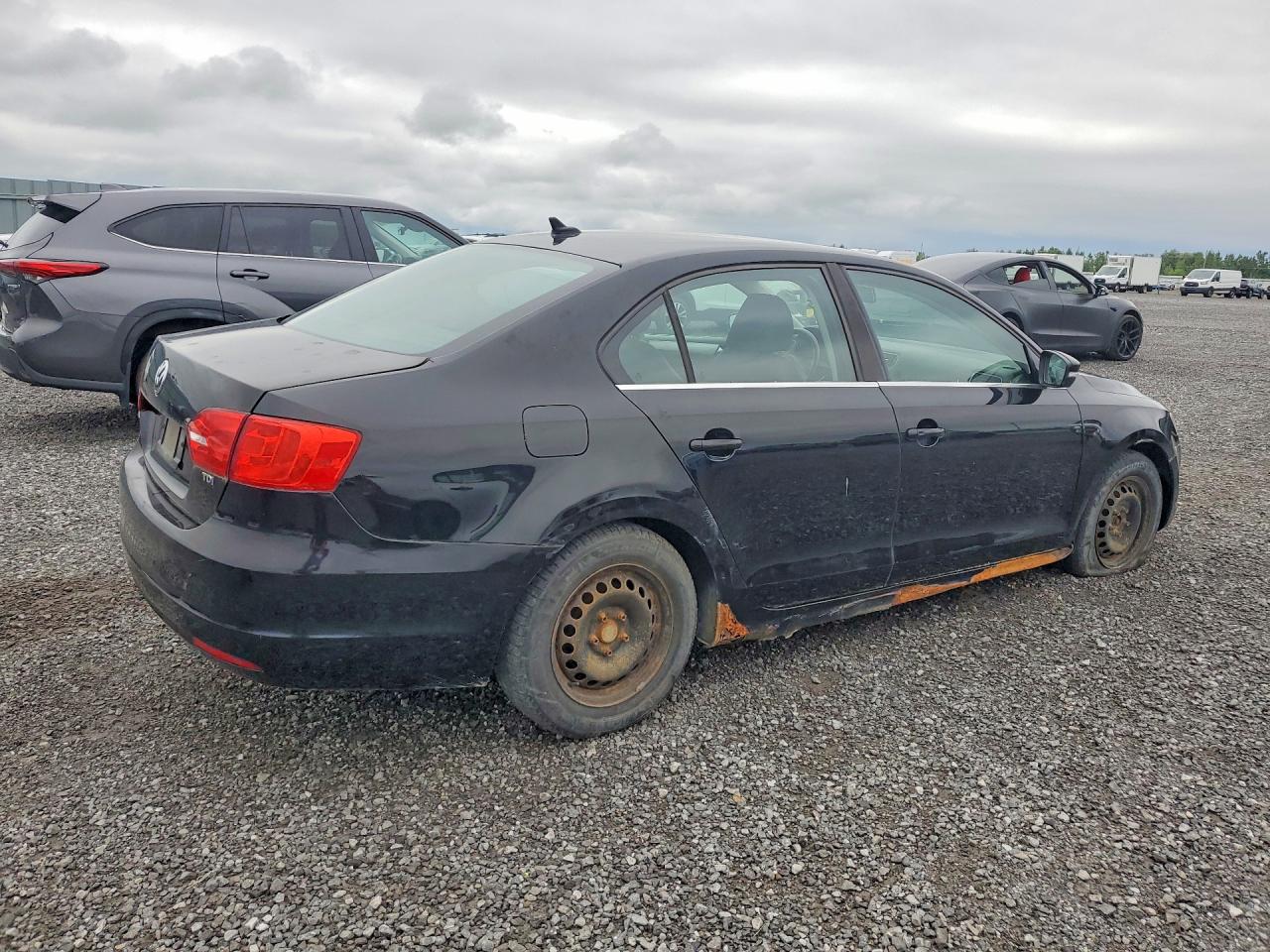 2011 Volkswagen Jetta Tdi Black vin: 3VW3L7AJ5BM033593