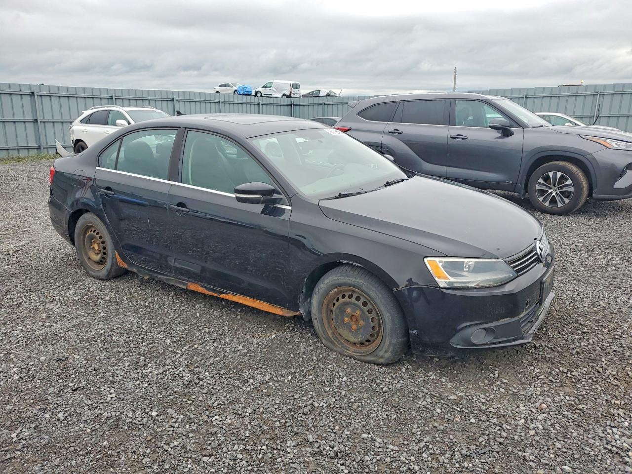 2011 Volkswagen Jetta Tdi Black vin: 3VW3L7AJ5BM033593