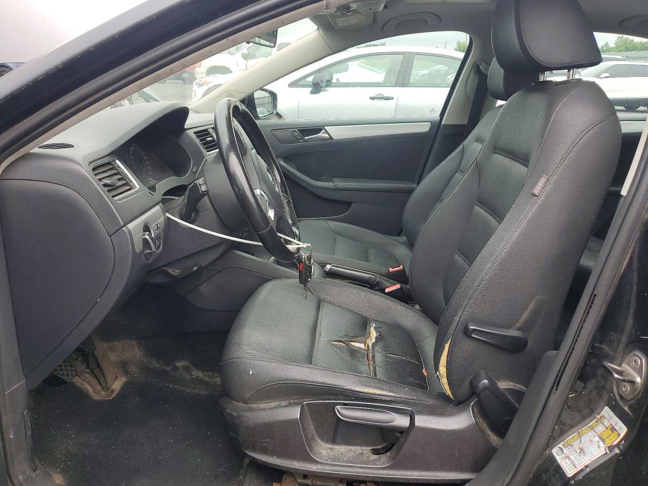 2011 Volkswagen Jetta Tdi Black vin: 3VW3L7AJ5BM033593