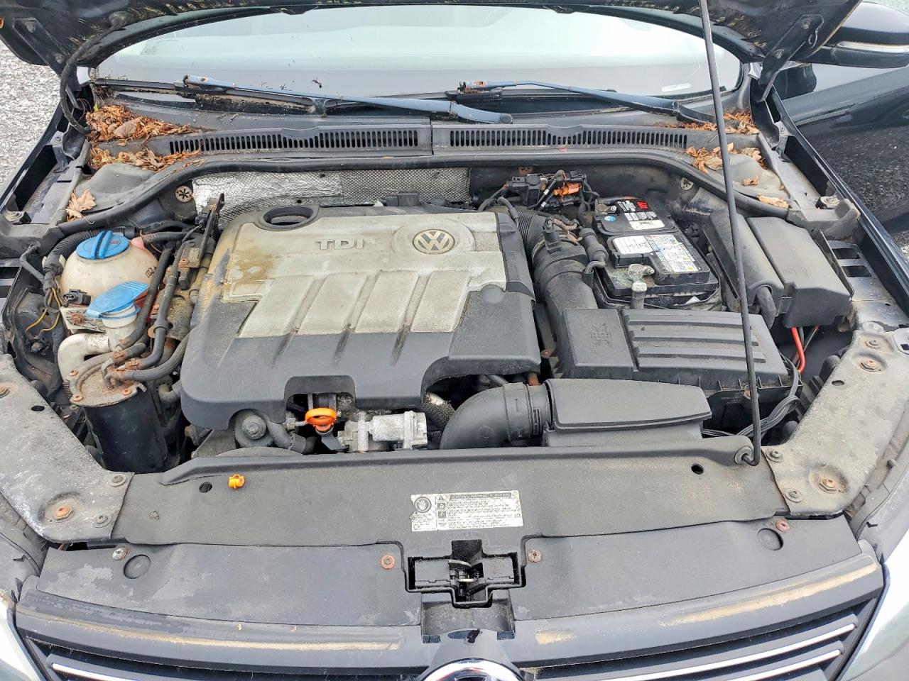 2011 Volkswagen Jetta Tdi Black vin: 3VW3L7AJ5BM033593