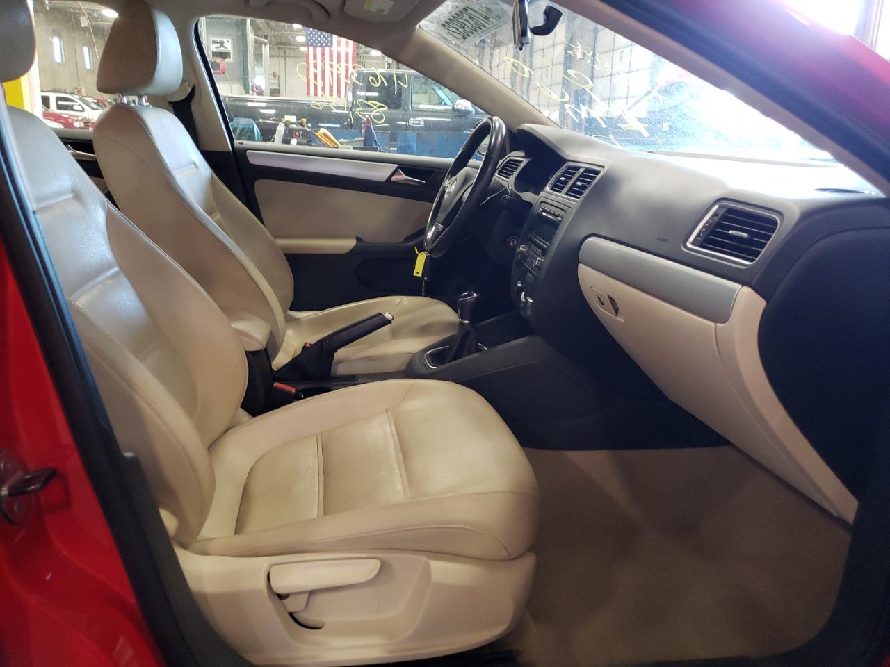 2012 Volkswagen Jetta Tdi Red vin: 3VW3L7AJ5CM465926