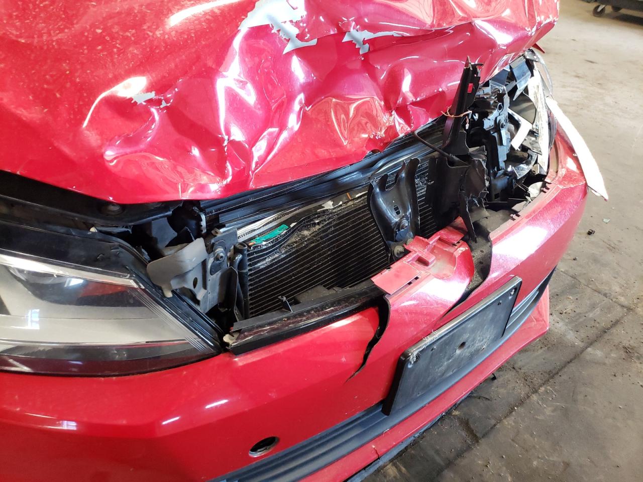 2012 Volkswagen Jetta Tdi Red vin: 3VW3L7AJ5CM465926