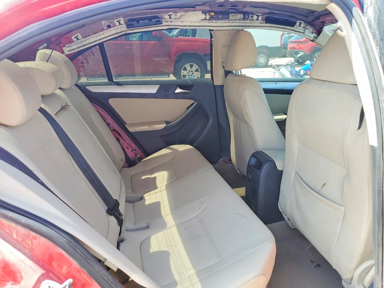 2012 Volkswagen Jetta Tdi Red vin: 3VW3L7AJ5CM465926
