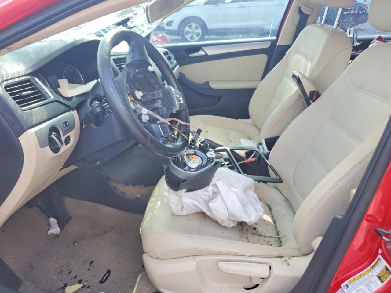 2012 Volkswagen Jetta Tdi Красный vin: 3VW3L7AJ6CM413396