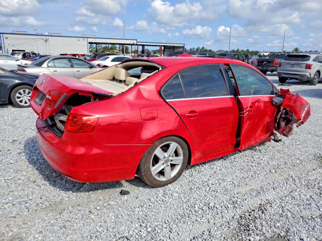 2012 Volkswagen Jetta Tdi Красный vin: 3VW3L7AJ6CM413396