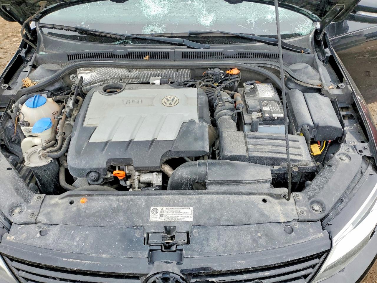 2012 Volkswagen Jetta Tdi Черный vin: 3VW3L7AJ6CM422860