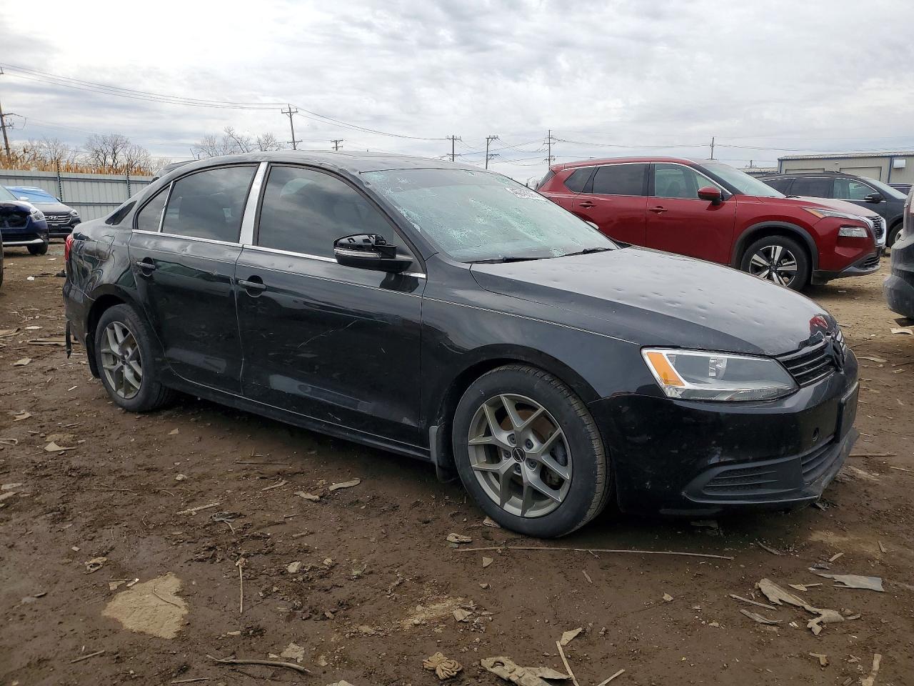 2012 Volkswagen Jetta Tdi Черный vin: 3VW3L7AJ6CM422860