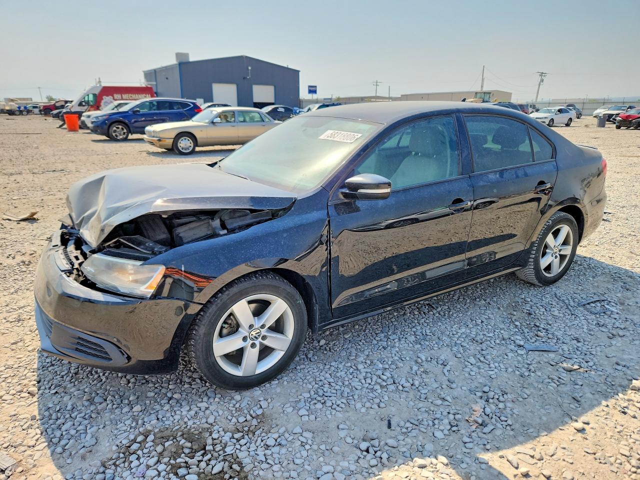 2012 Volkswagen Jetta Tdi Черный vin: 3VW3L7AJ7CM380778
