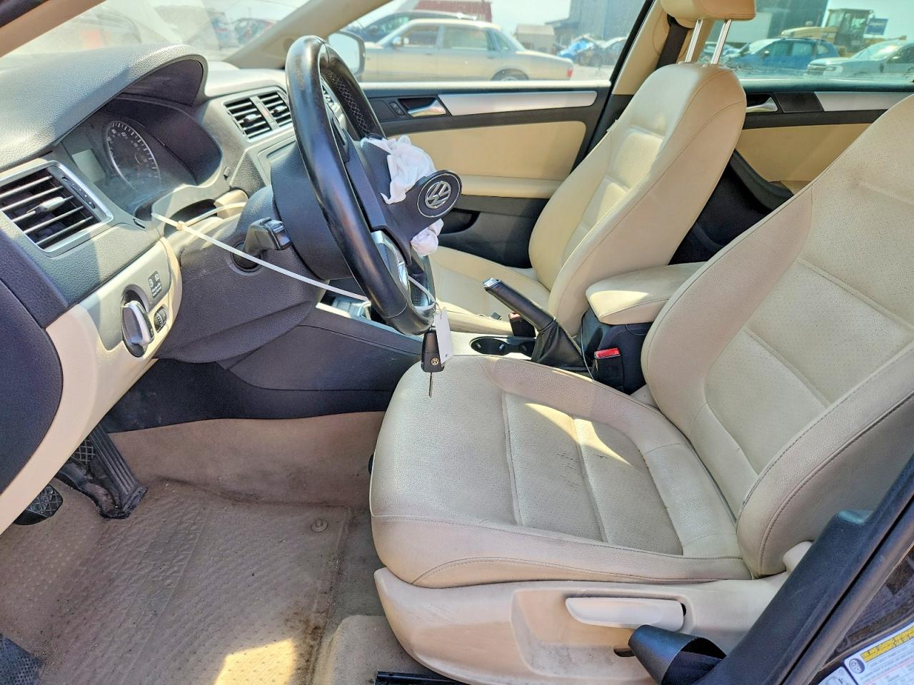 2012 Volkswagen Jetta Tdi Black vin: 3VW3L7AJ7CM380778