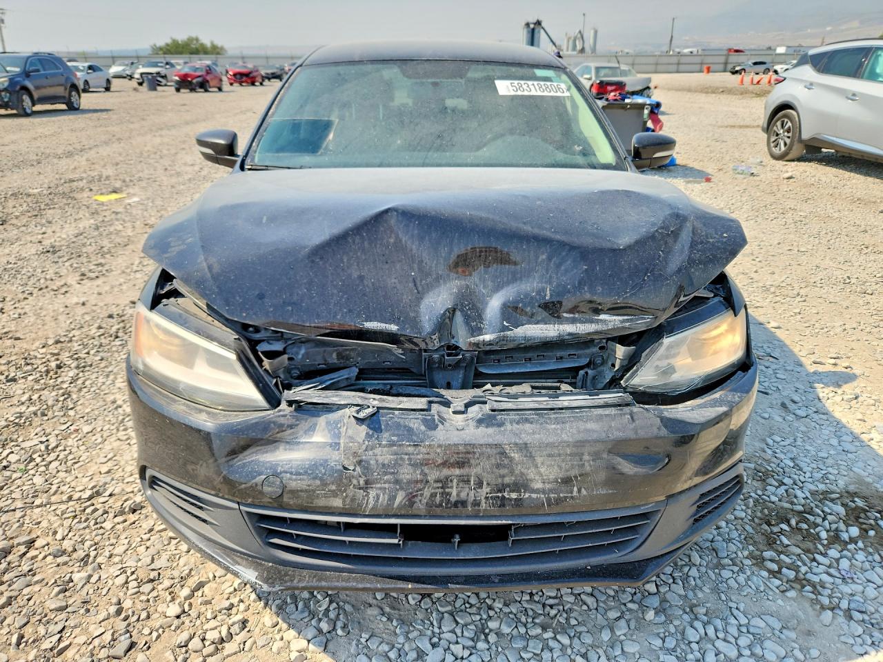 2012 Volkswagen Jetta Tdi Black vin: 3VW3L7AJ7CM380778