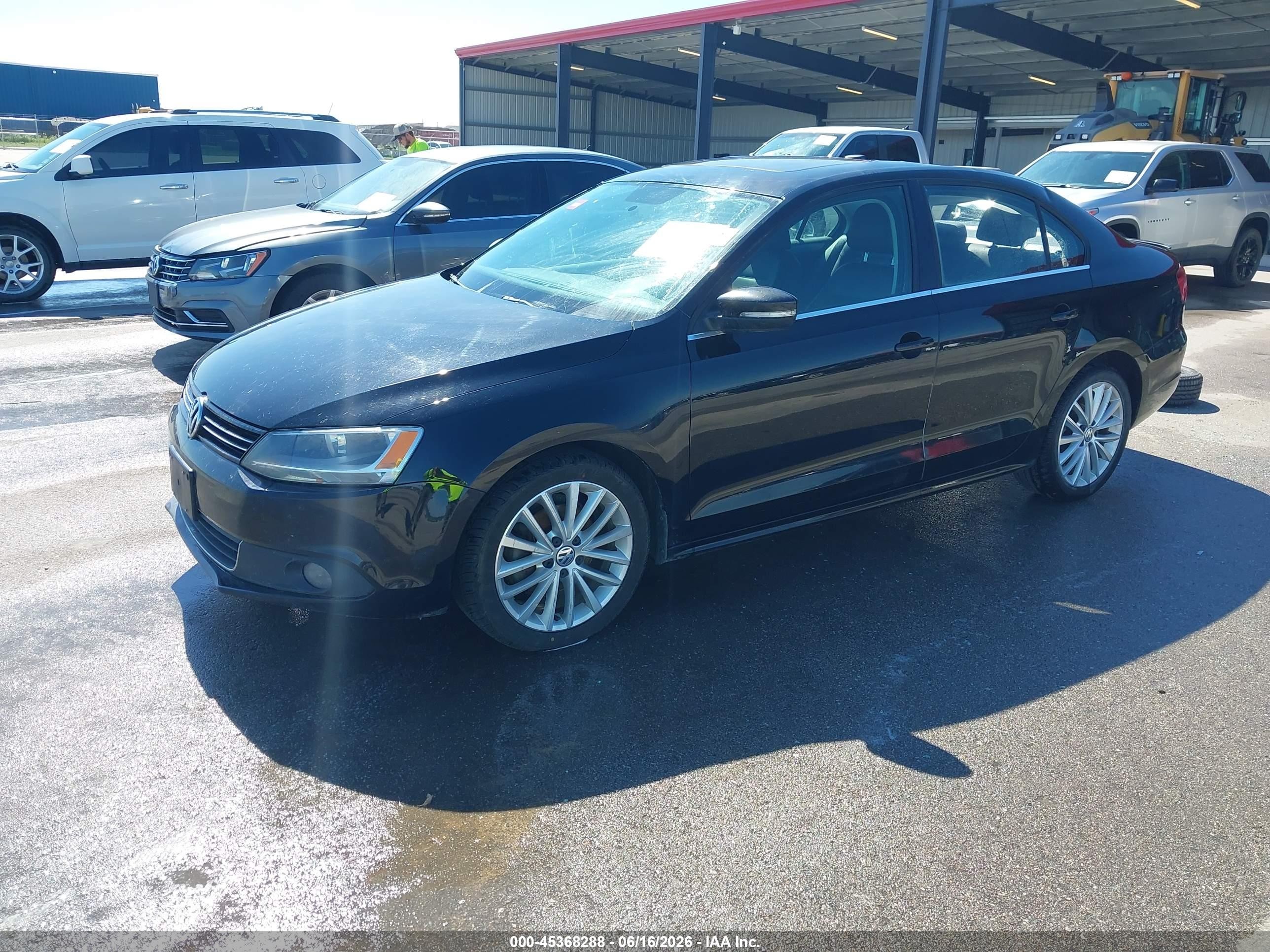 2013 Volkswagen Jetta 2.0l Tdi Black vin: 3VW3L7AJ7DM270587