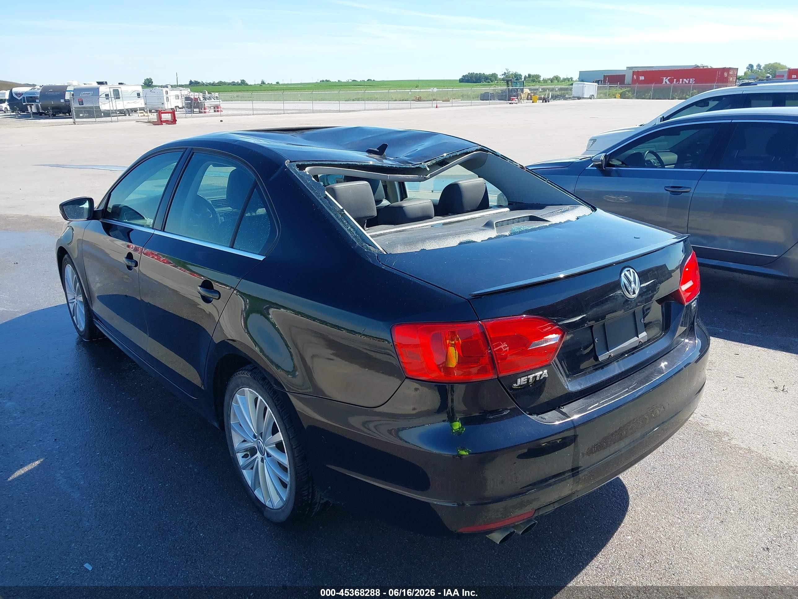 2013 Volkswagen Jetta 2.0l Tdi Black vin: 3VW3L7AJ7DM270587