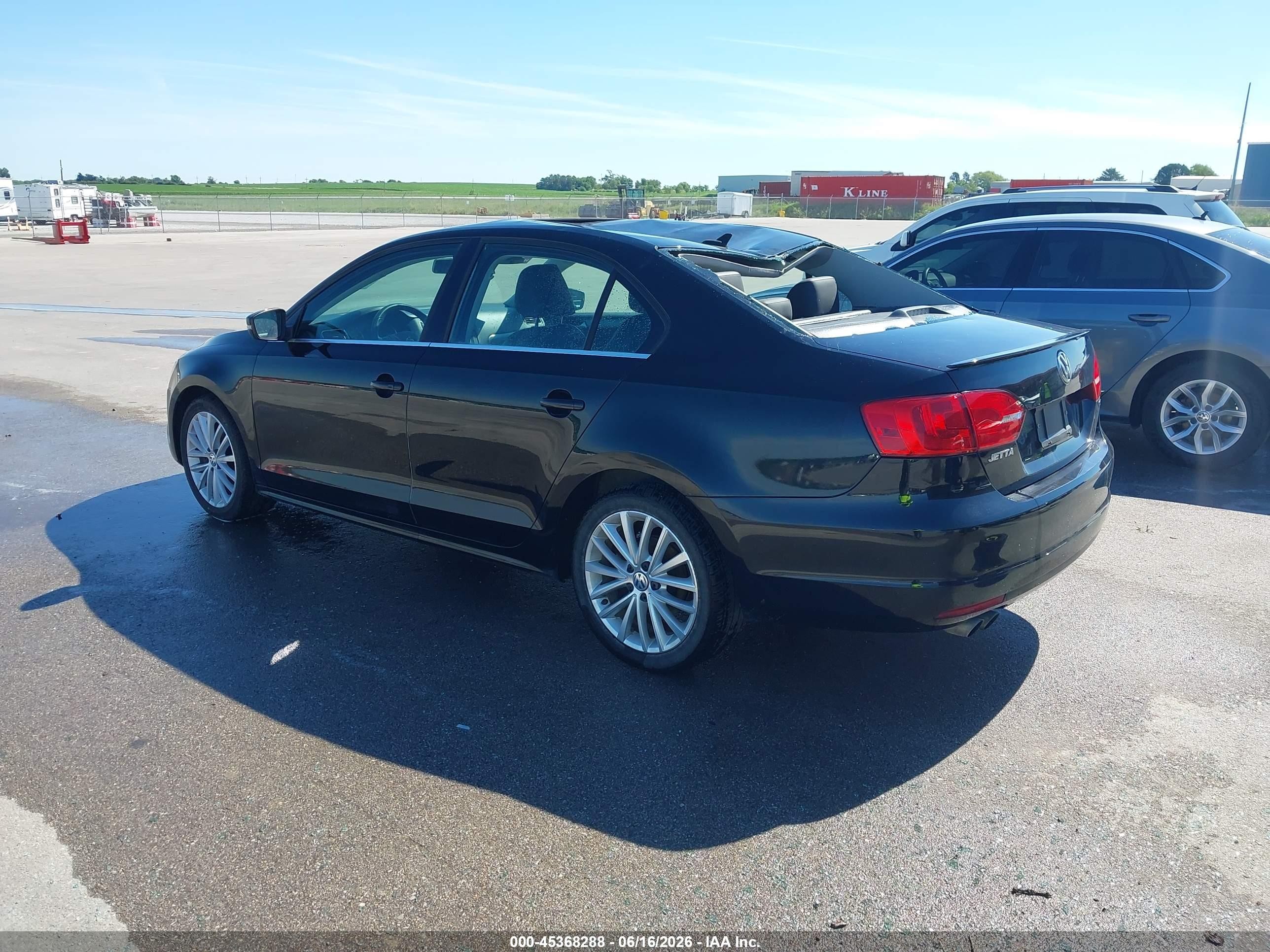 2013 Volkswagen Jetta 2.0l Tdi Black vin: 3VW3L7AJ7DM270587