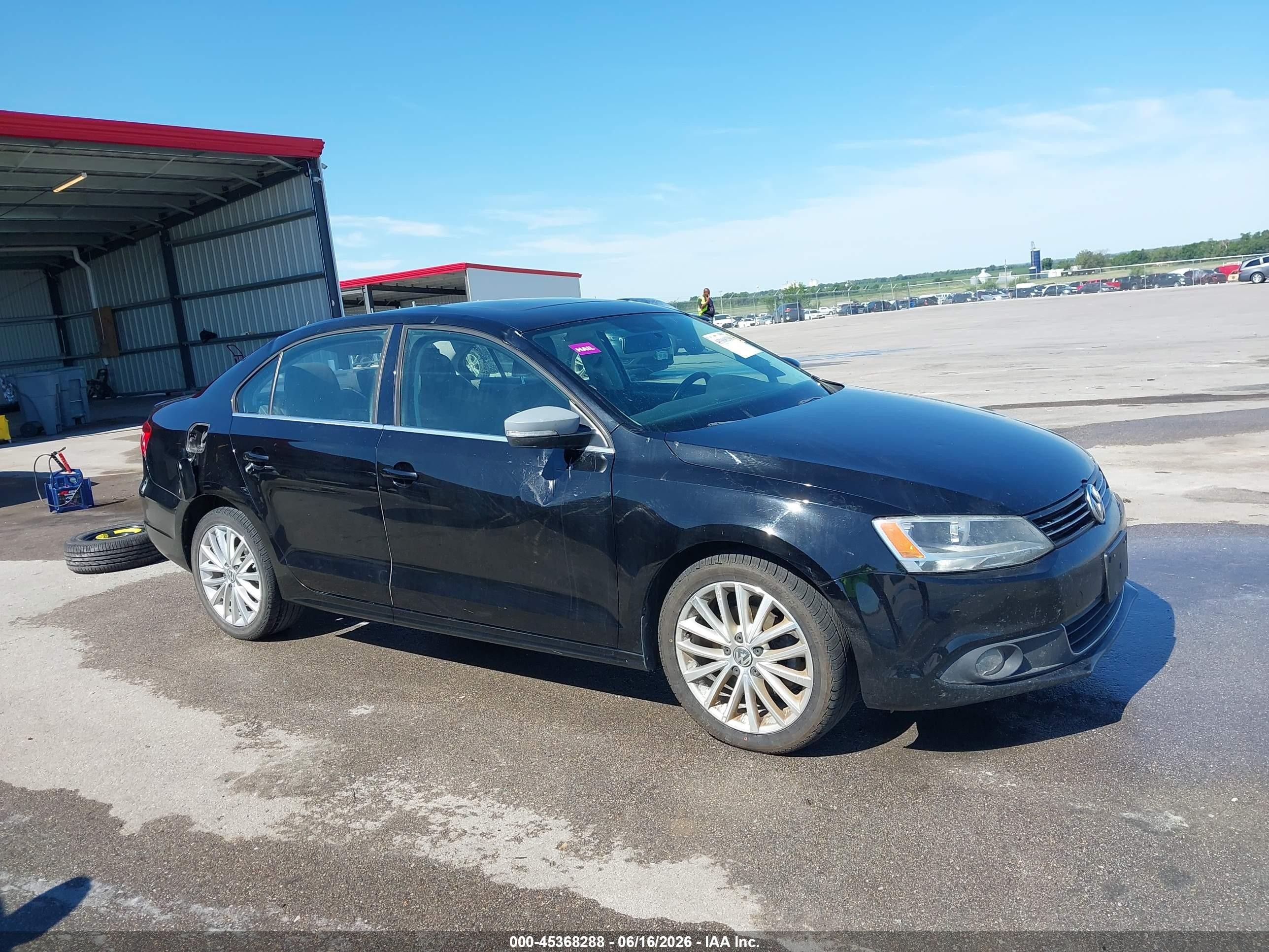 2013 Volkswagen Jetta 2.0l Tdi Black vin: 3VW3L7AJ7DM270587
