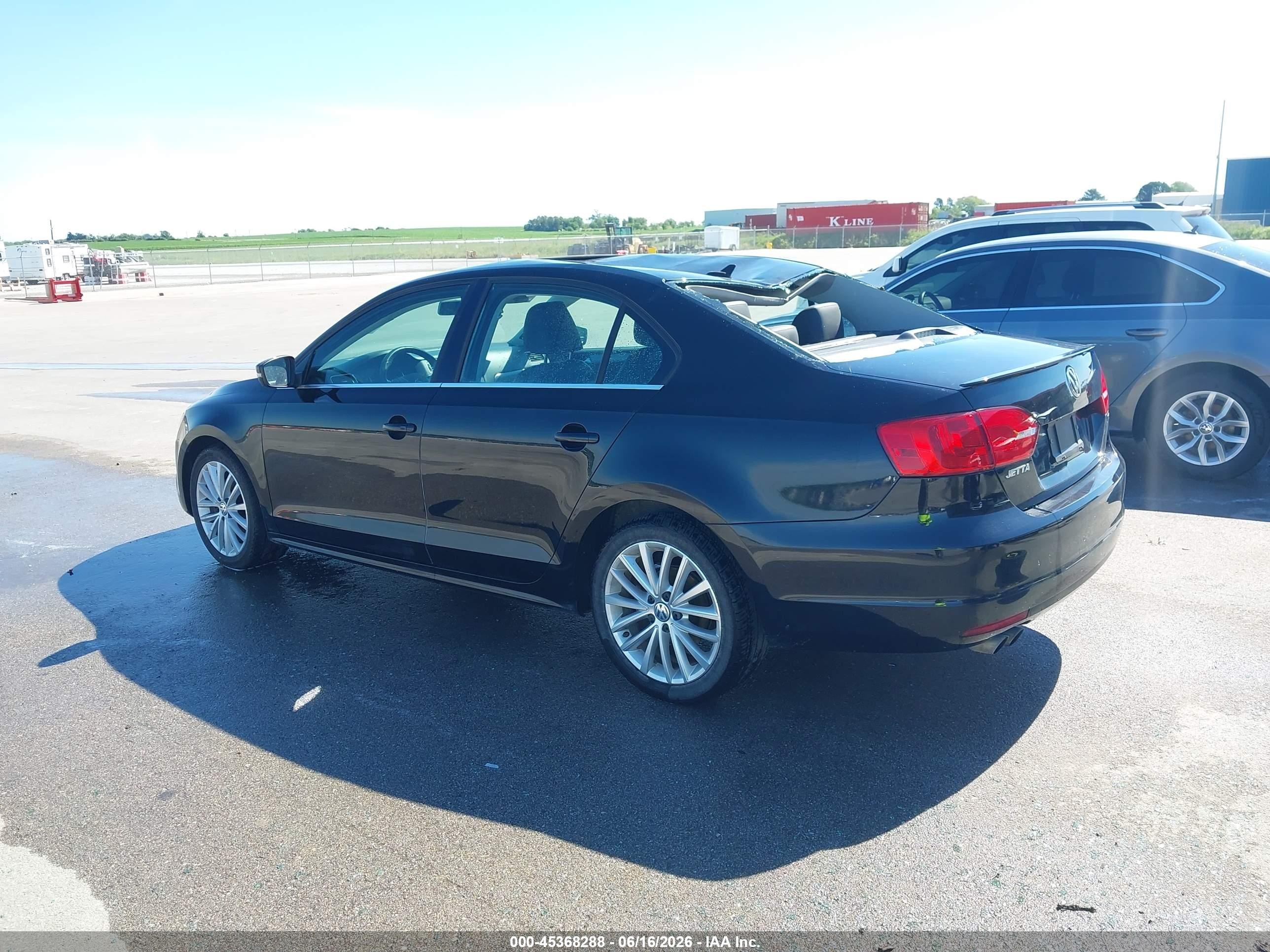 2013 Volkswagen Jetta 2.0l Tdi Black vin: 3VW3L7AJ7DM270587