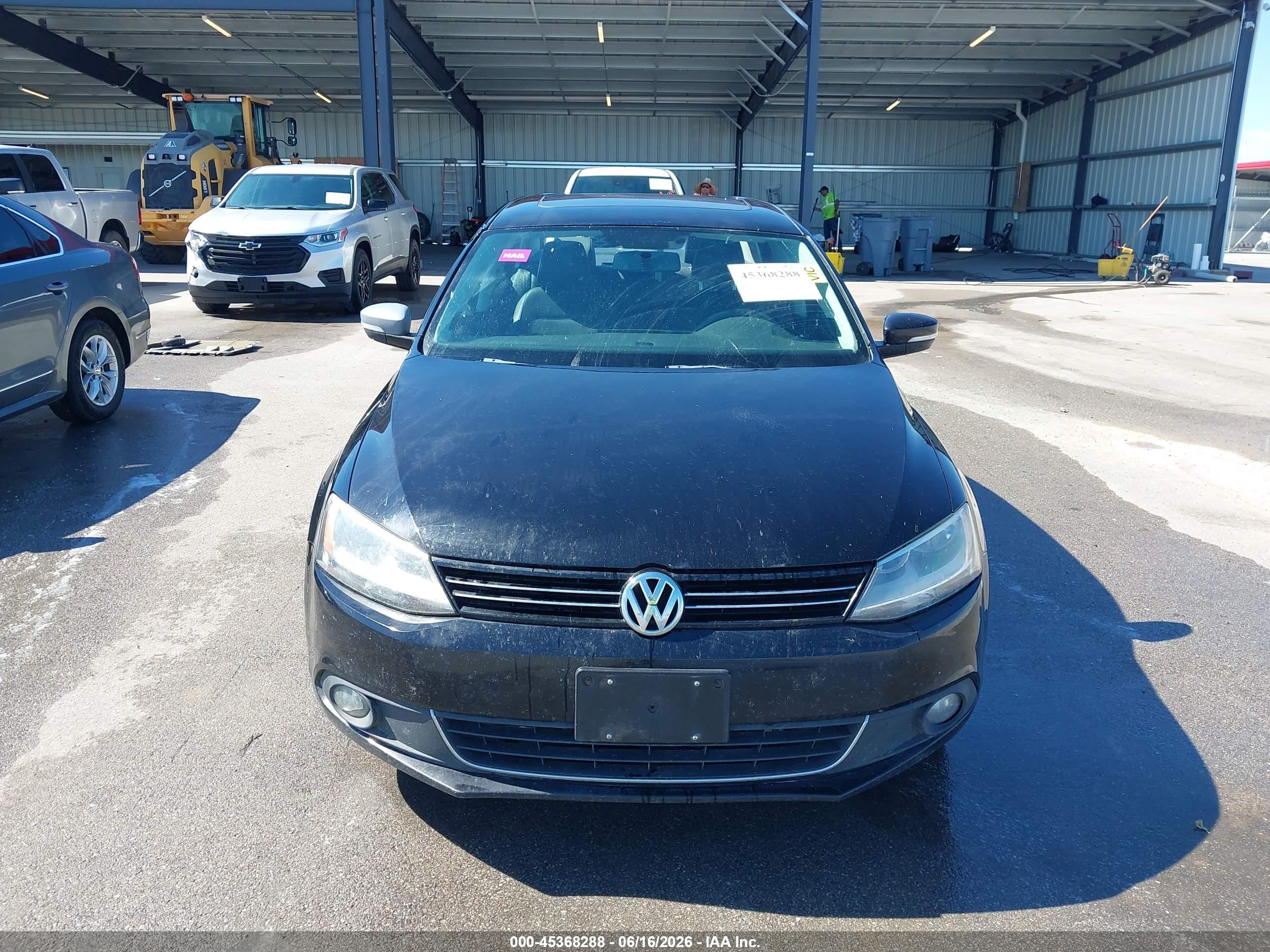 2013 Volkswagen Jetta 2.0l Tdi Black vin: 3VW3L7AJ7DM270587