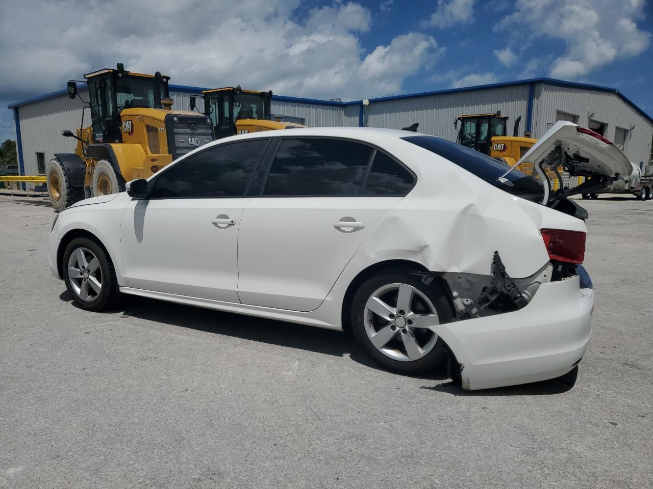 2012 Volkswagen Jetta Tdi Белый vin: 3VW3L7AJ8CM065374
