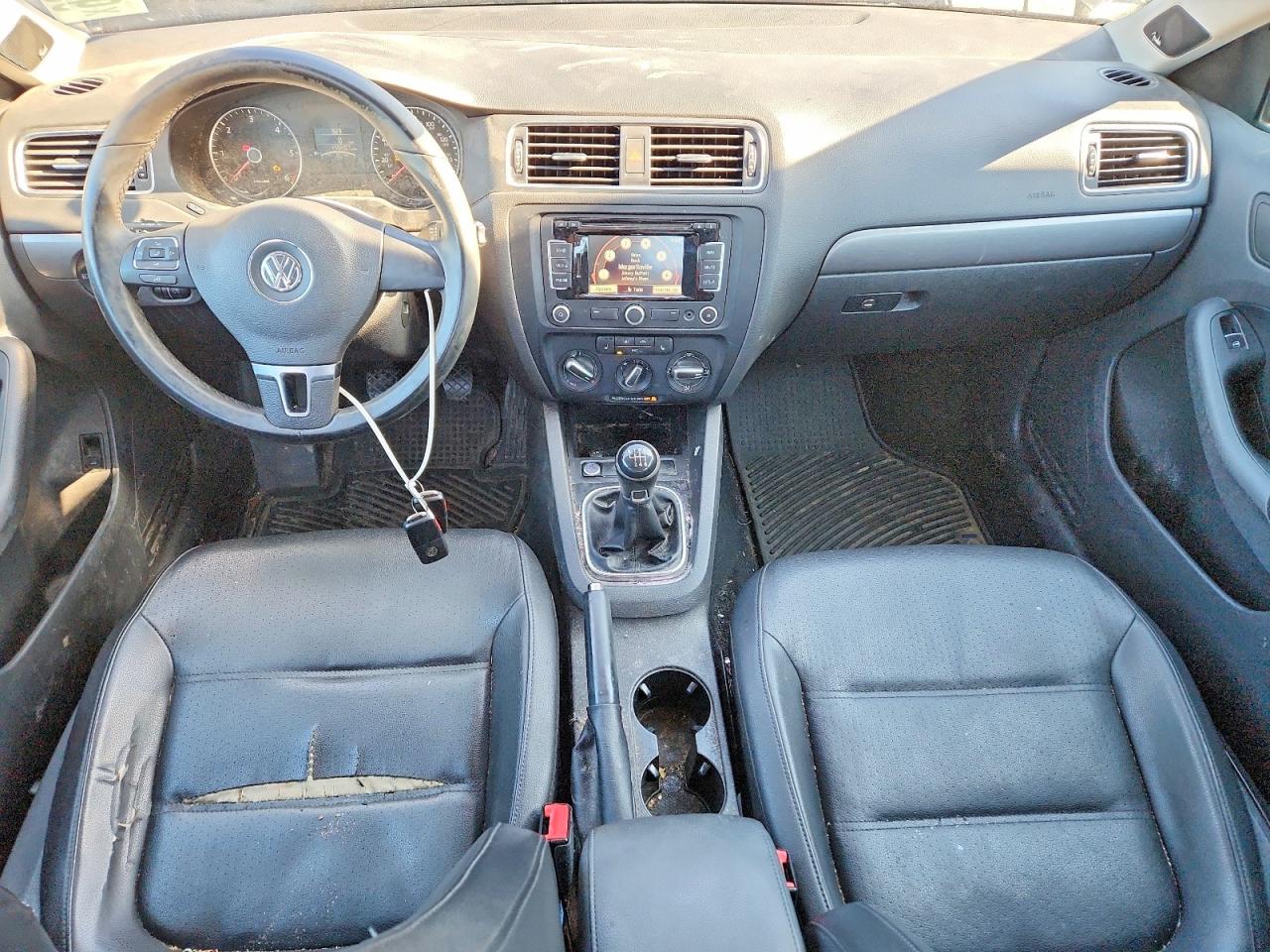 2013 Volkswagen Jetta Tdi Black vin: 3VW3L7AJ8DM274745