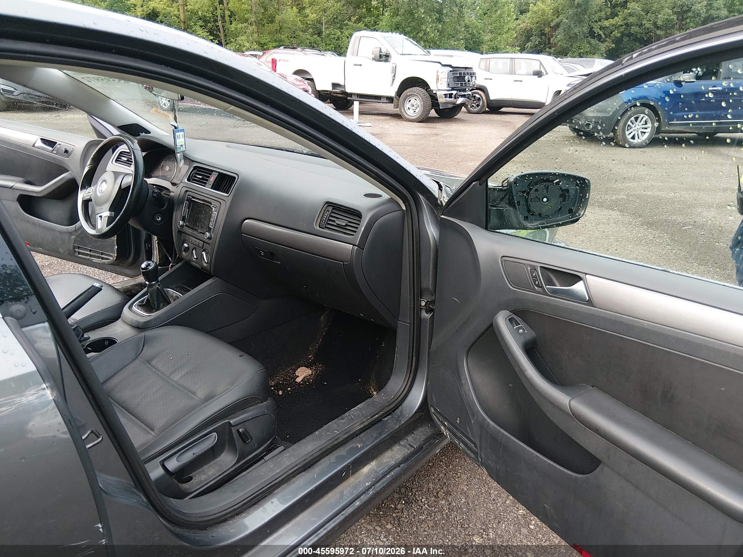 2013 Volkswagen Jetta 2.0l Tdi Gray vin: 3VW3L7AJ9DM443638