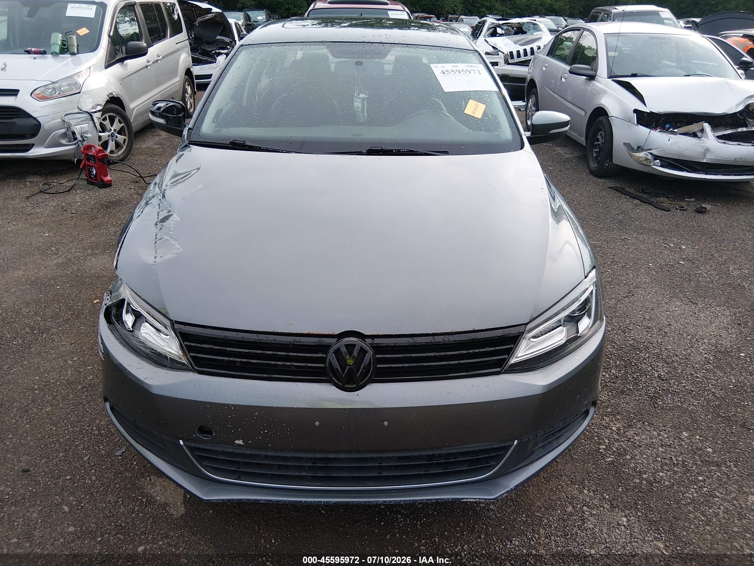2013 Volkswagen Jetta 2.0l Tdi Gray vin: 3VW3L7AJ9DM443638