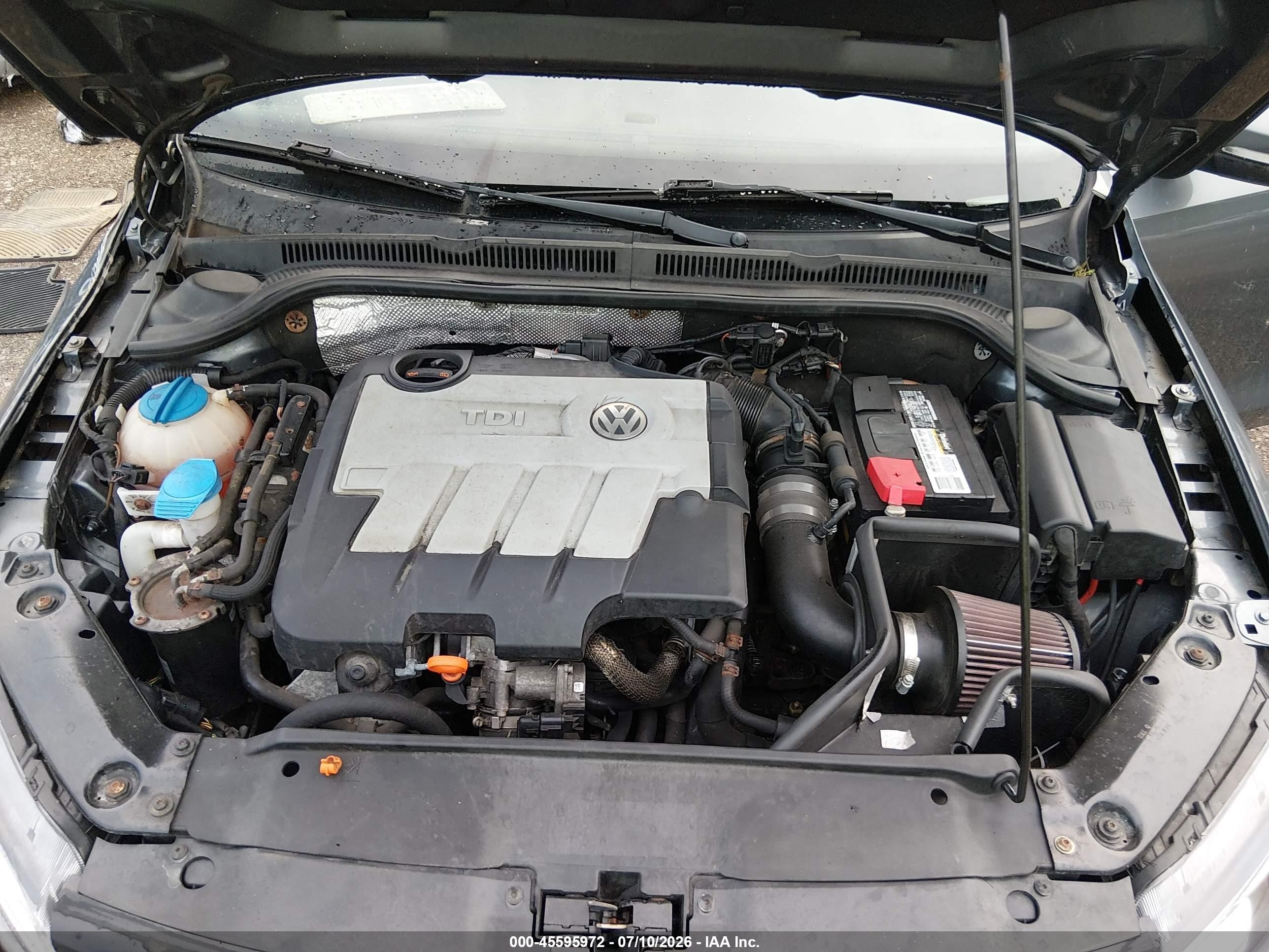 2013 Volkswagen Jetta 2.0l Tdi Gray vin: 3VW3L7AJ9DM443638