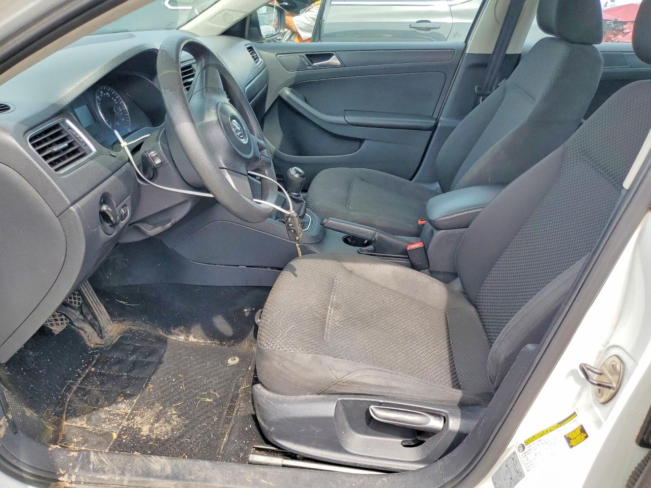 2014 Volkswagen Jetta Tdi White vin: 3VW3L7AJ9EM310959