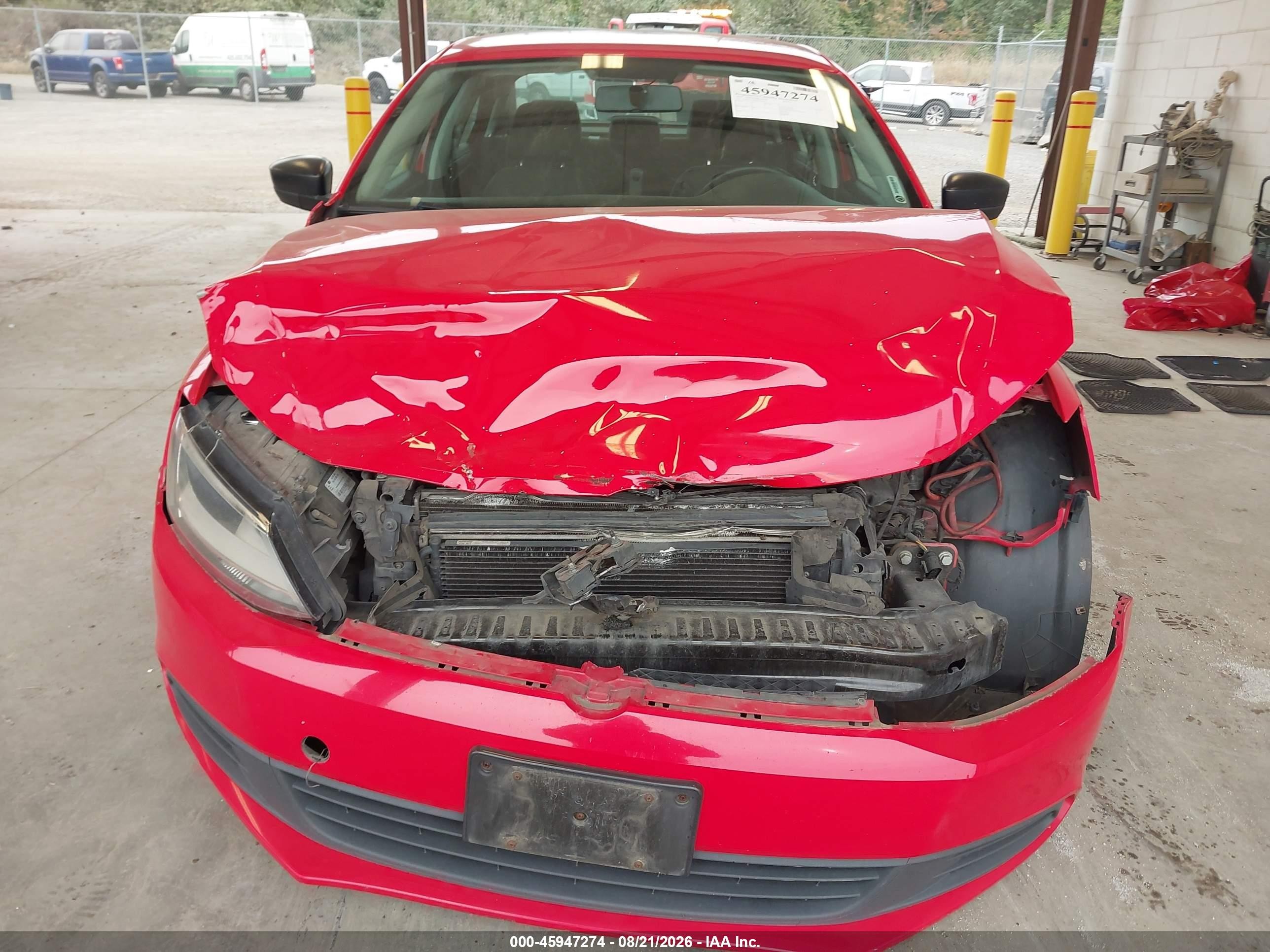 2014 Volkswagen Jetta 2.0l Tdi Value Edition Red vin: 3VW3L7AJ9EM334419