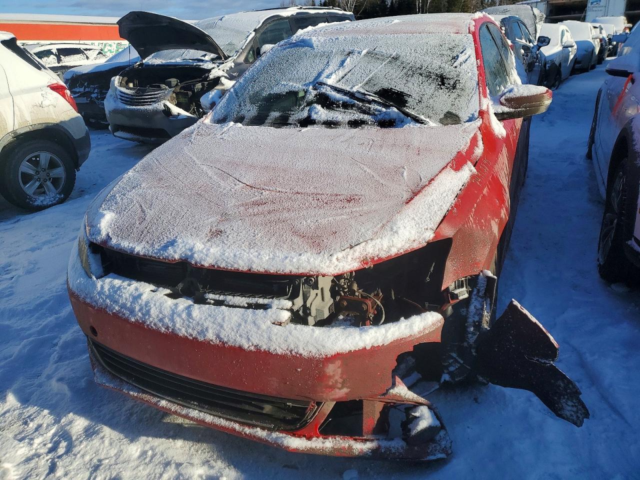 2014 Volkswagen Jetta Tdi Красный vin: 3VW3L7AJ9EM350281