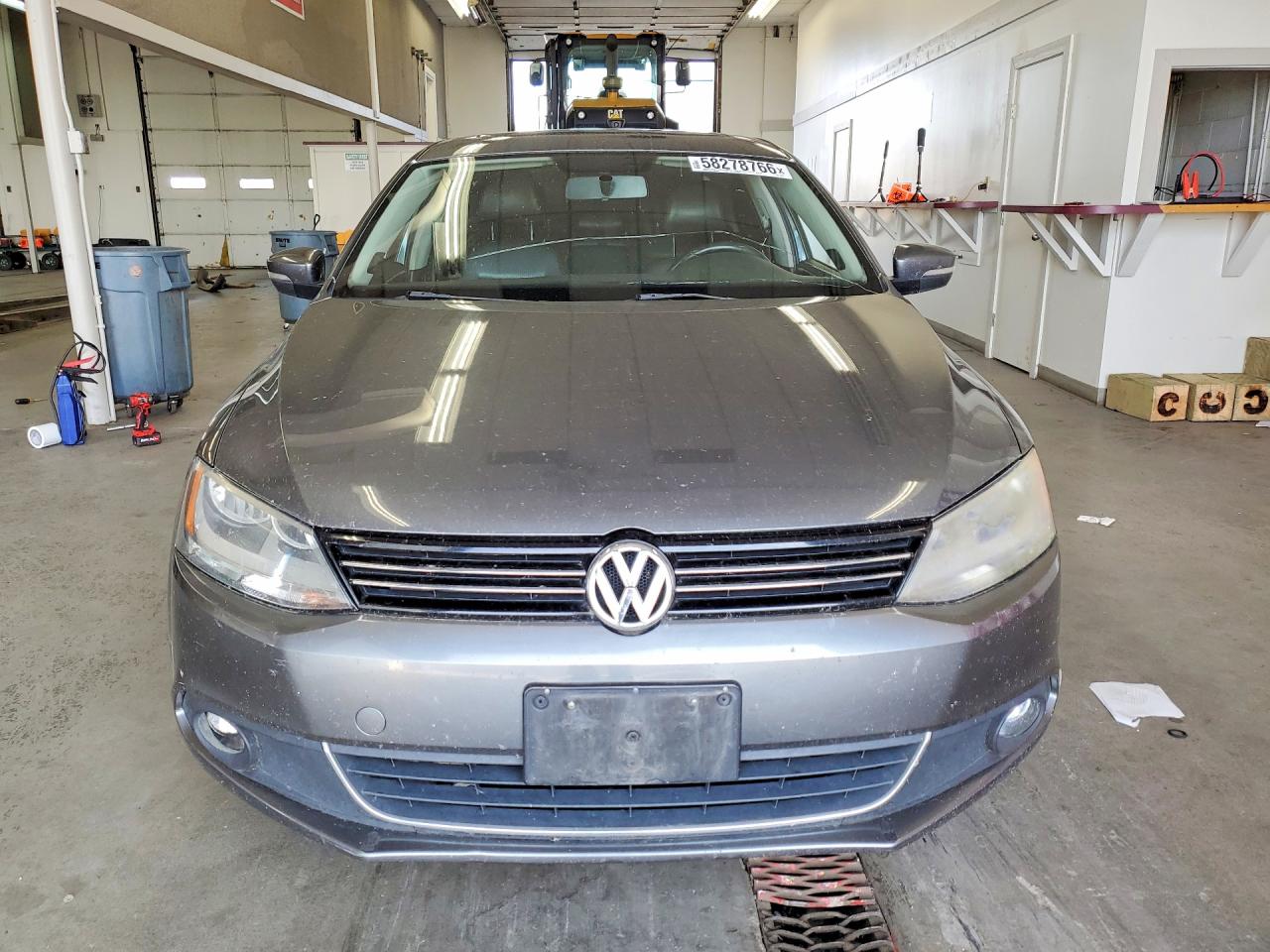 2014 Volkswagen Jetta Tdi Gray vin: 3VW3L7AJ9EM442801