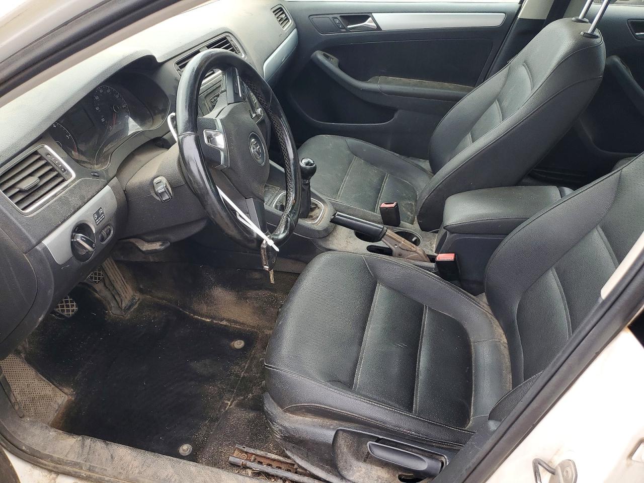 2011 Volkswagen Jetta Tdi Белый vin: 3VW3L7AJXBM047490