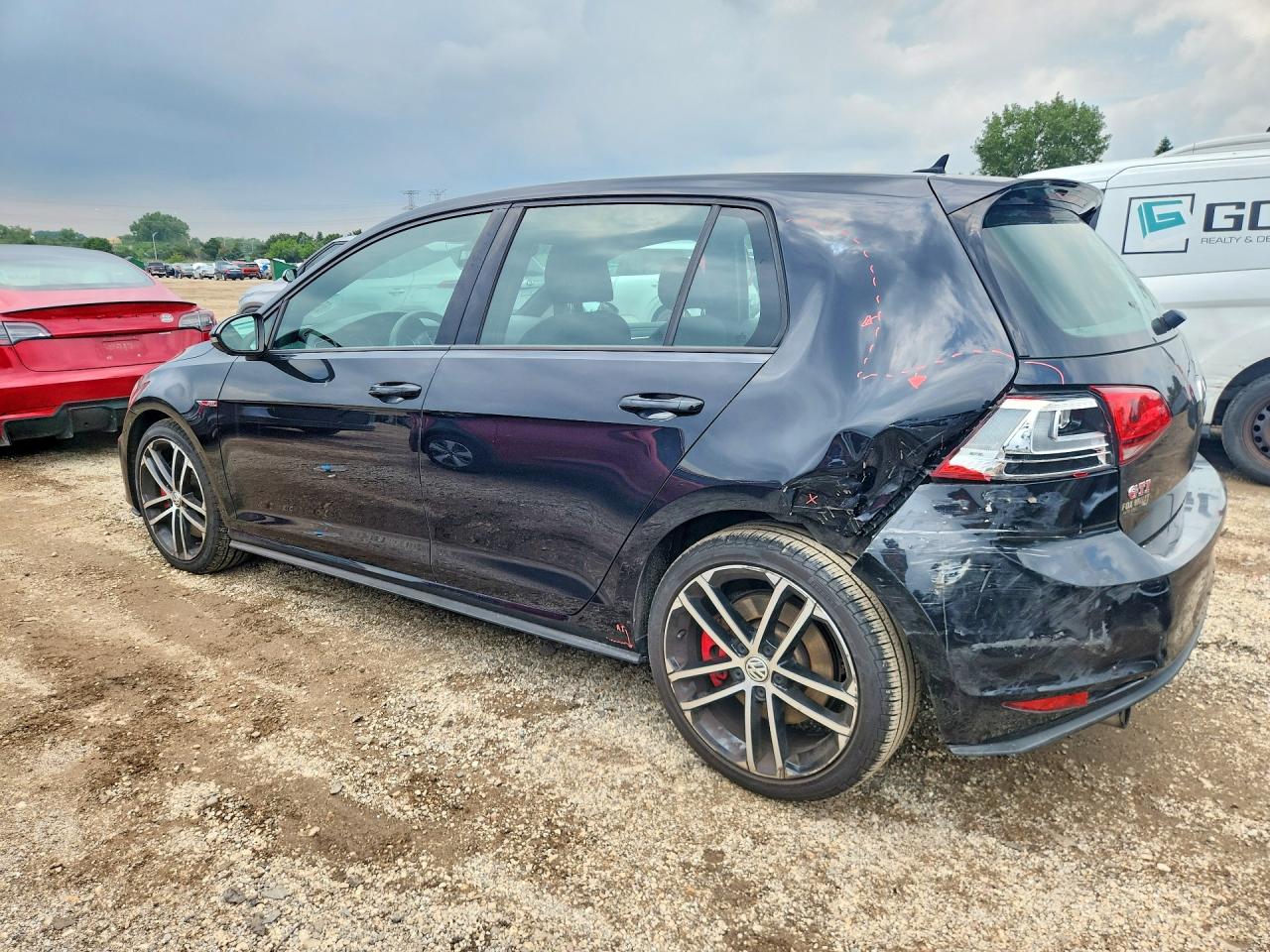 2017 Volkswagen Gti S/se Black vin: 3VW447AU0HM040262