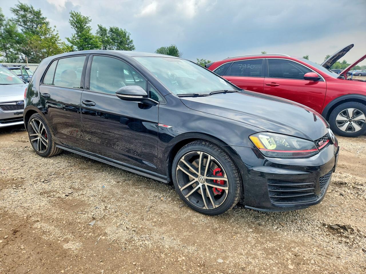 2017 Volkswagen Gti S/se Black vin: 3VW447AU0HM040262