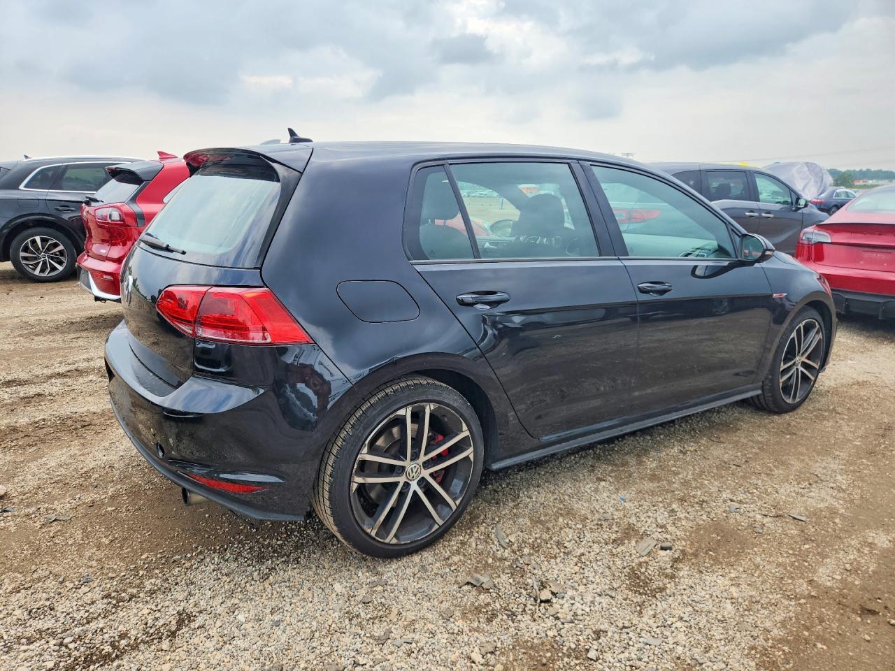 2017 Volkswagen Gti S/se Black vin: 3VW447AU0HM040262