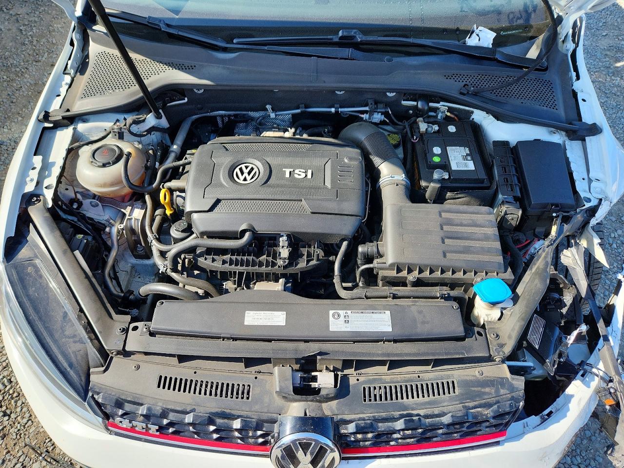 2018 Volkswagen Gti S White vin: 3VW447AU2JM292732
