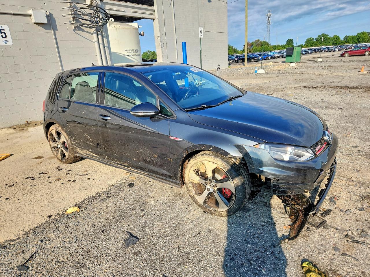 2015 Volkswagen Gti Charcoal vin: 3VW447AU3FM056355