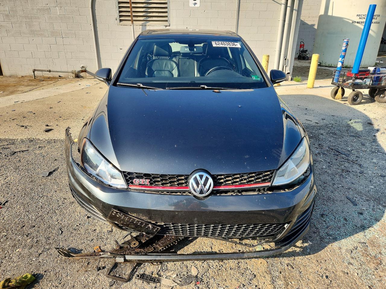 2015 Volkswagen Gti Charcoal vin: 3VW447AU3FM056355