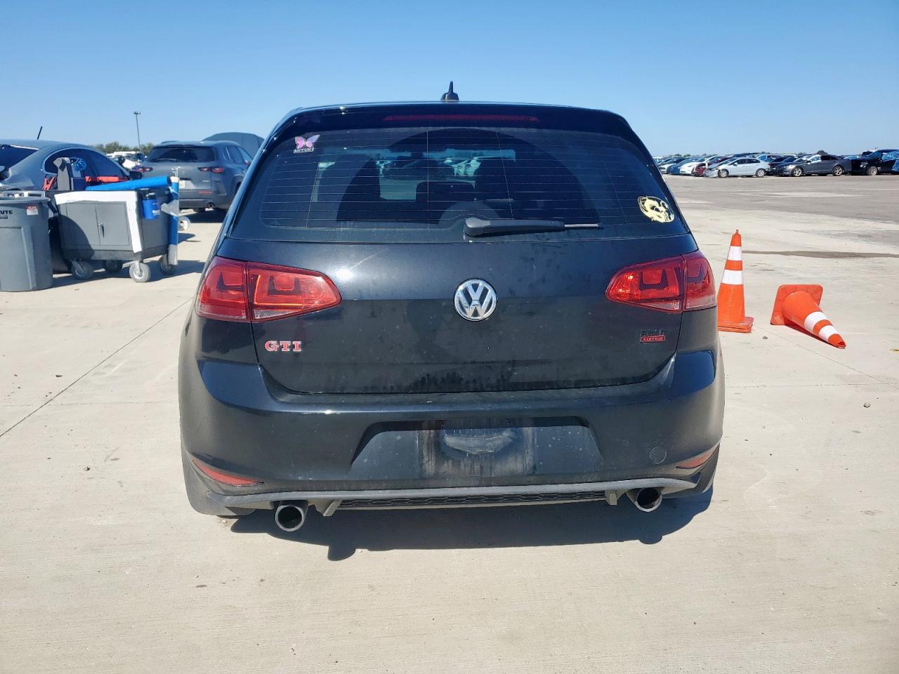 2017 Volkswagen Gti S/se Black vin: 3VW447AU3HM051546