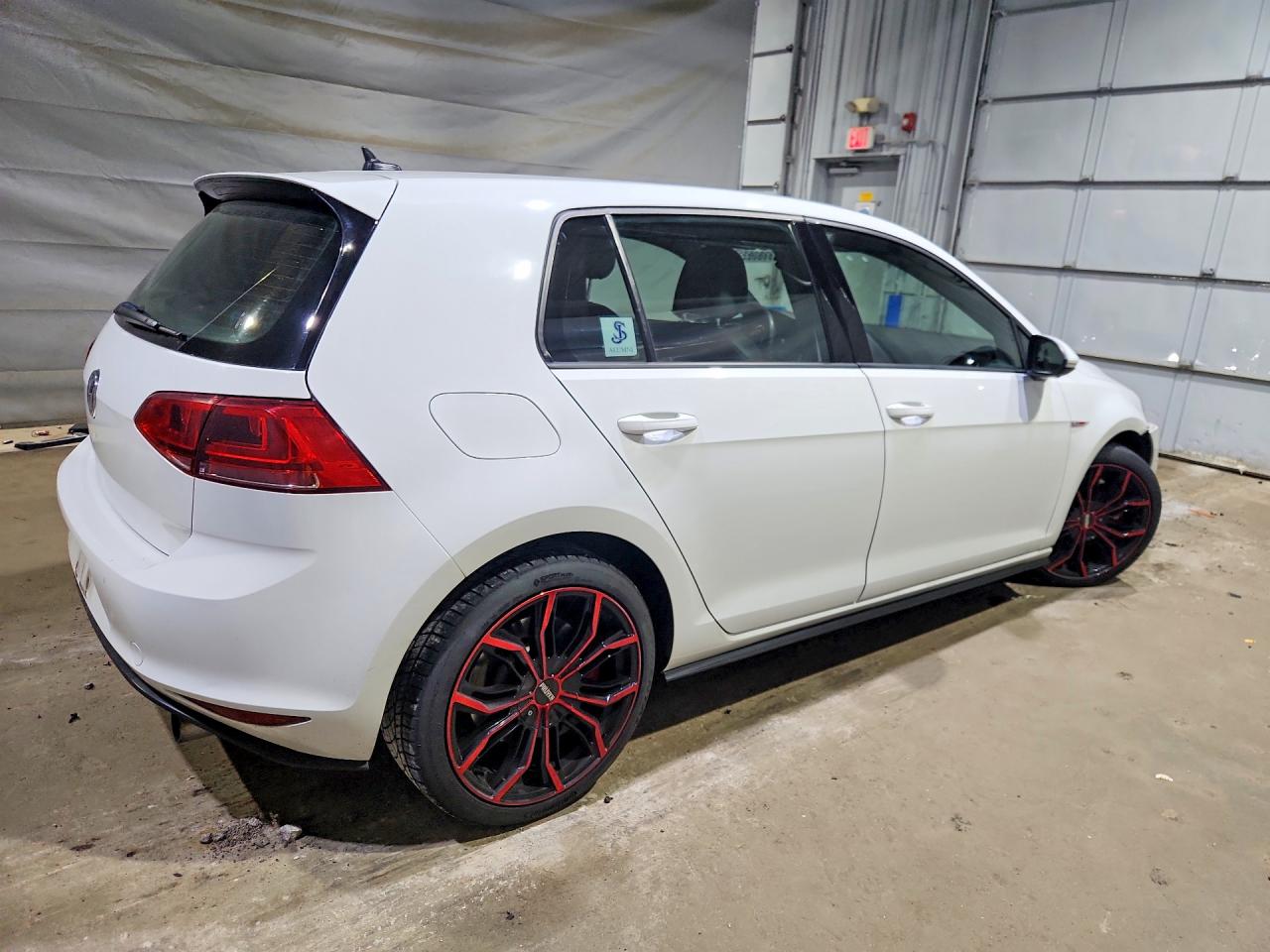 2017 Volkswagen Gti S/se White vin: 3VW447AU4HM032505