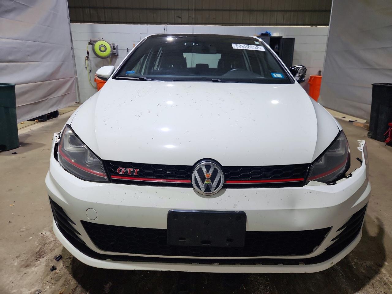 2017 Volkswagen Gti S/se White vin: 3VW447AU4HM032505
