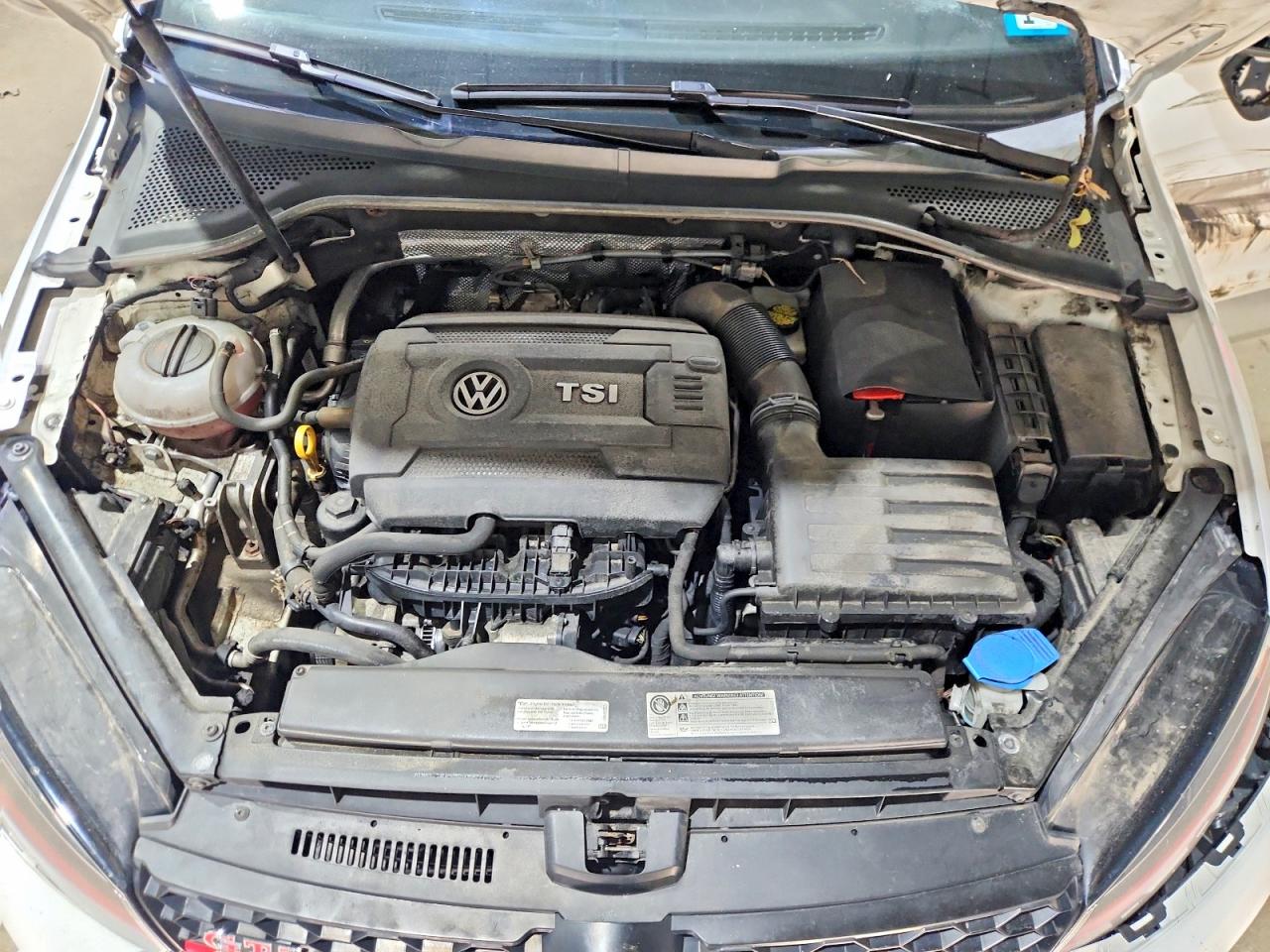 2017 Volkswagen Gti S/se White vin: 3VW447AU4HM032505