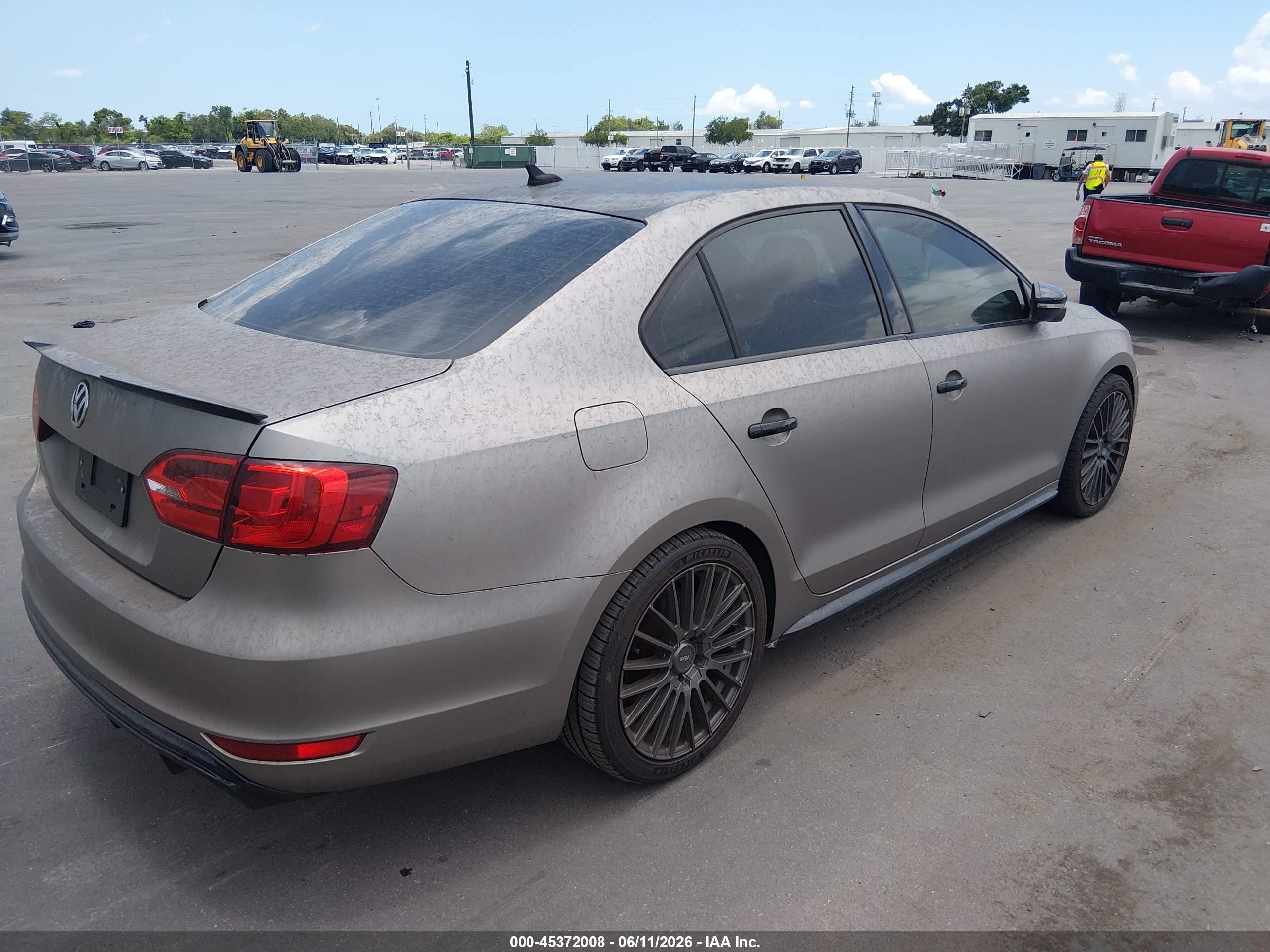 2012 Volkswagen Jetta Gli Gray vin: 3VW467AJ0CM101148
