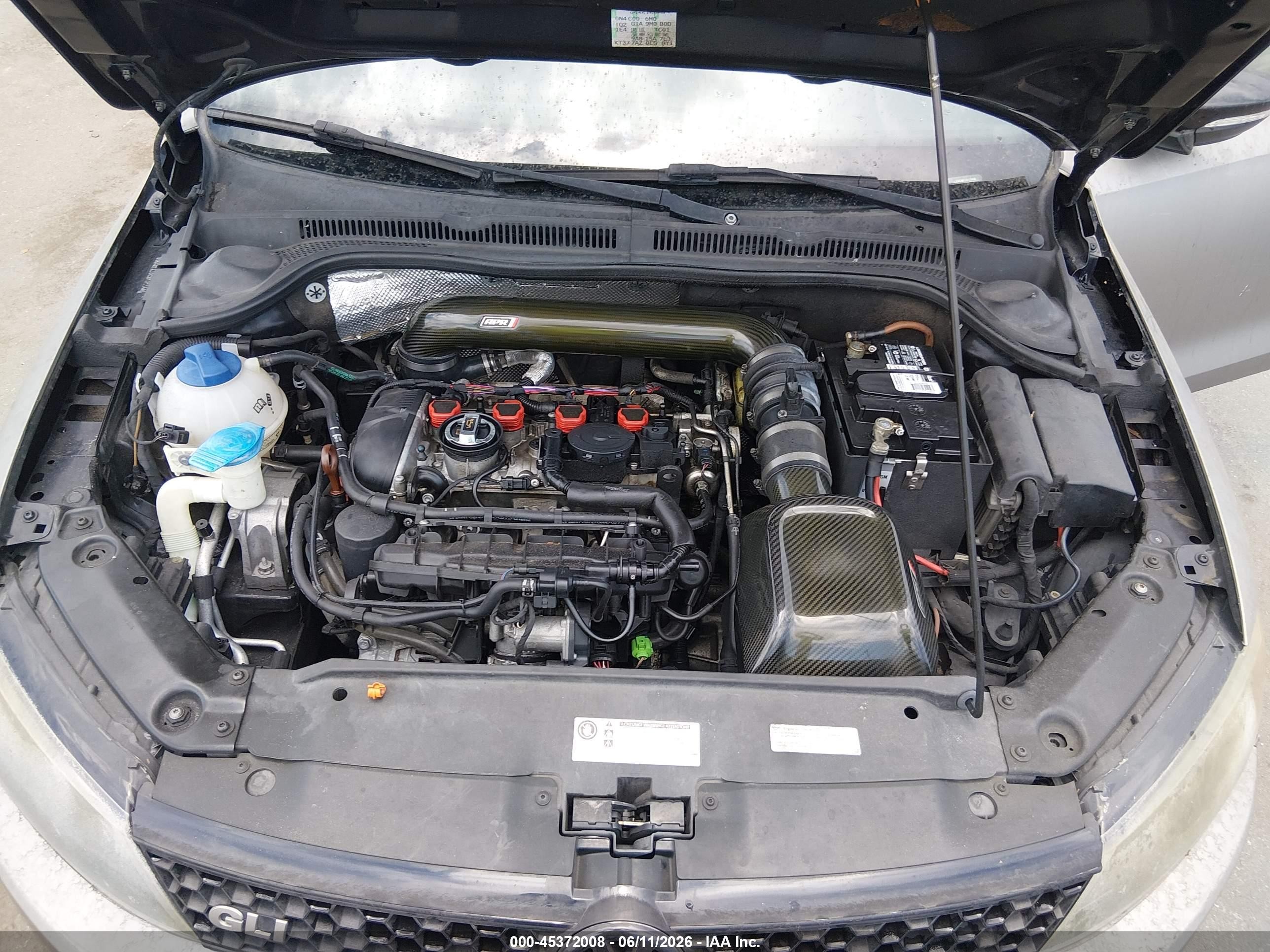 2012 Volkswagen Jetta Gli Gray vin: 3VW467AJ0CM101148