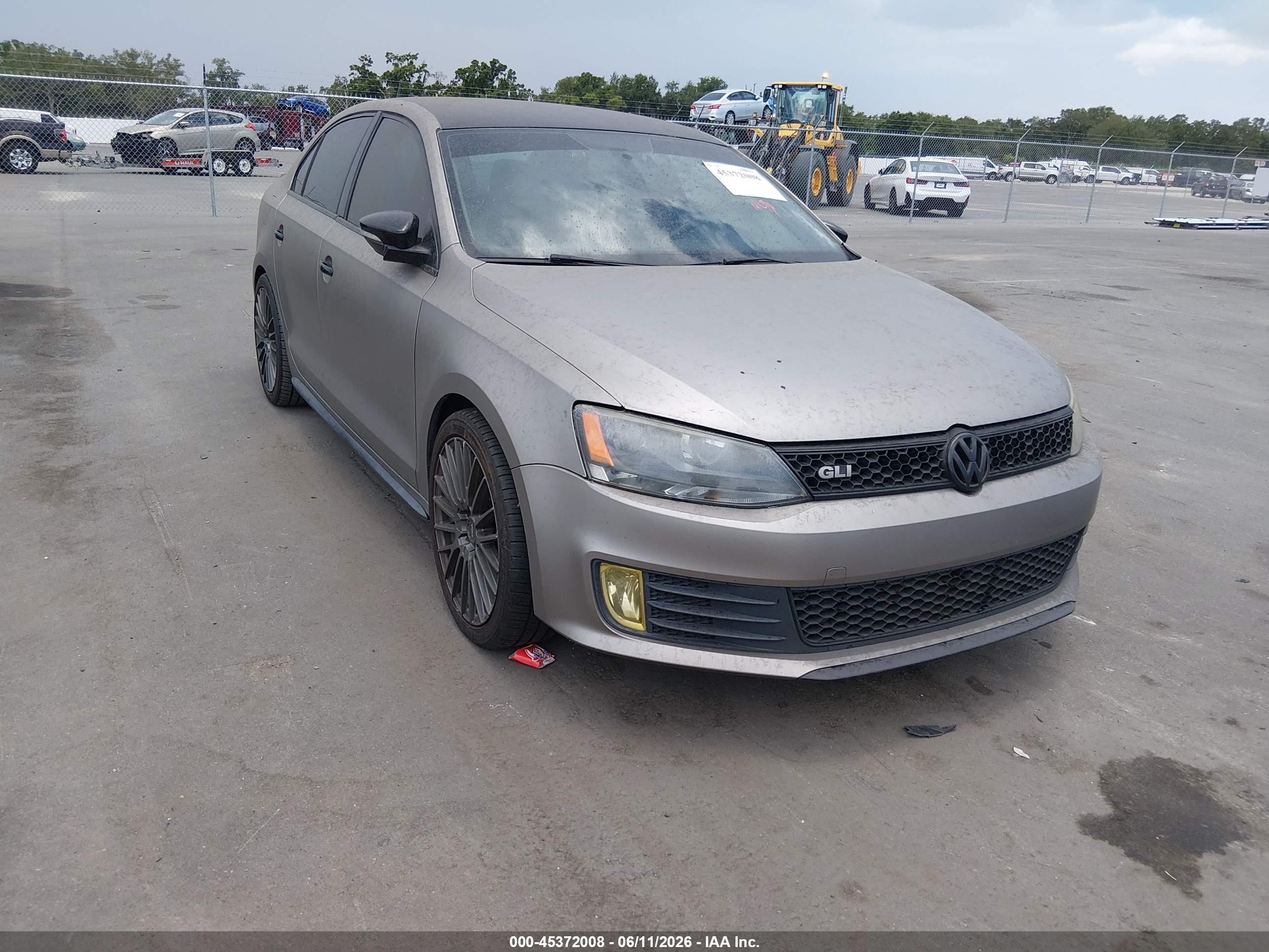 2012 Volkswagen Jetta Gli Gray vin: 3VW467AJ0CM101148