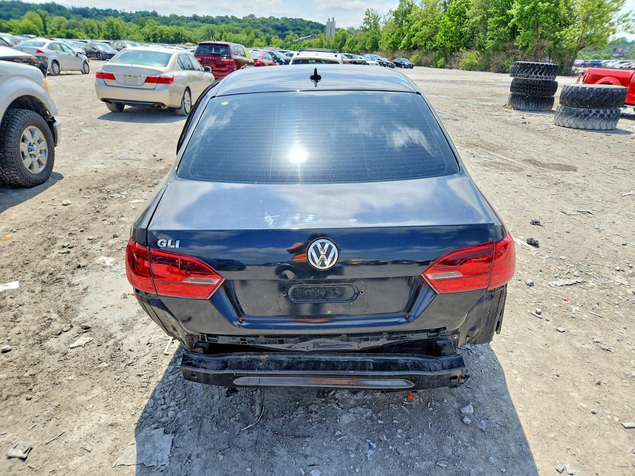 2013 Volkswagen Jetta Gli Black vin: 3VW467AJ0DM214308