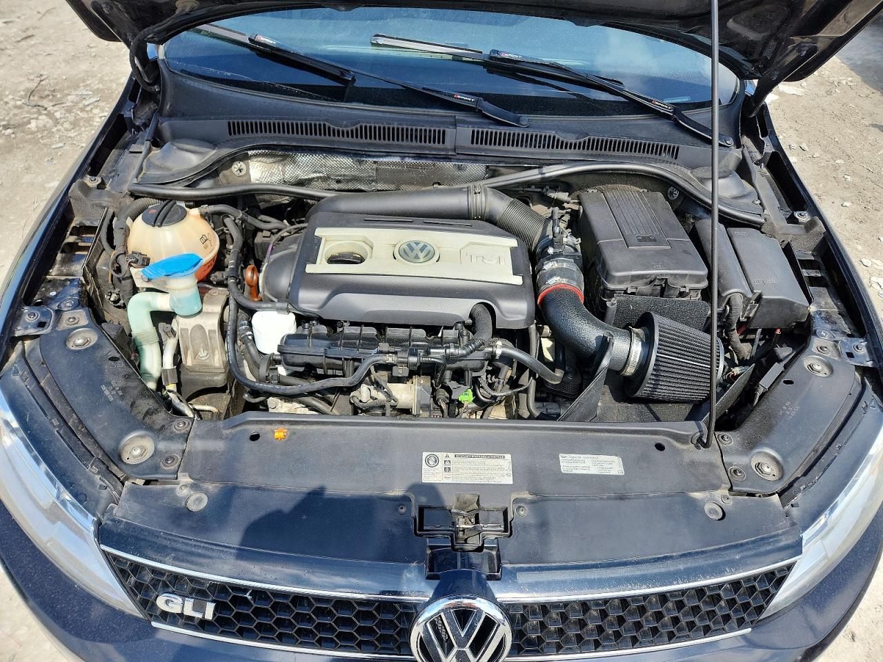 2013 Volkswagen Jetta Gli Black vin: 3VW467AJ0DM214308