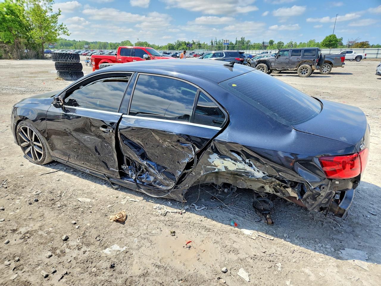 2013 Volkswagen Jetta Gli Black vin: 3VW467AJ0DM214308