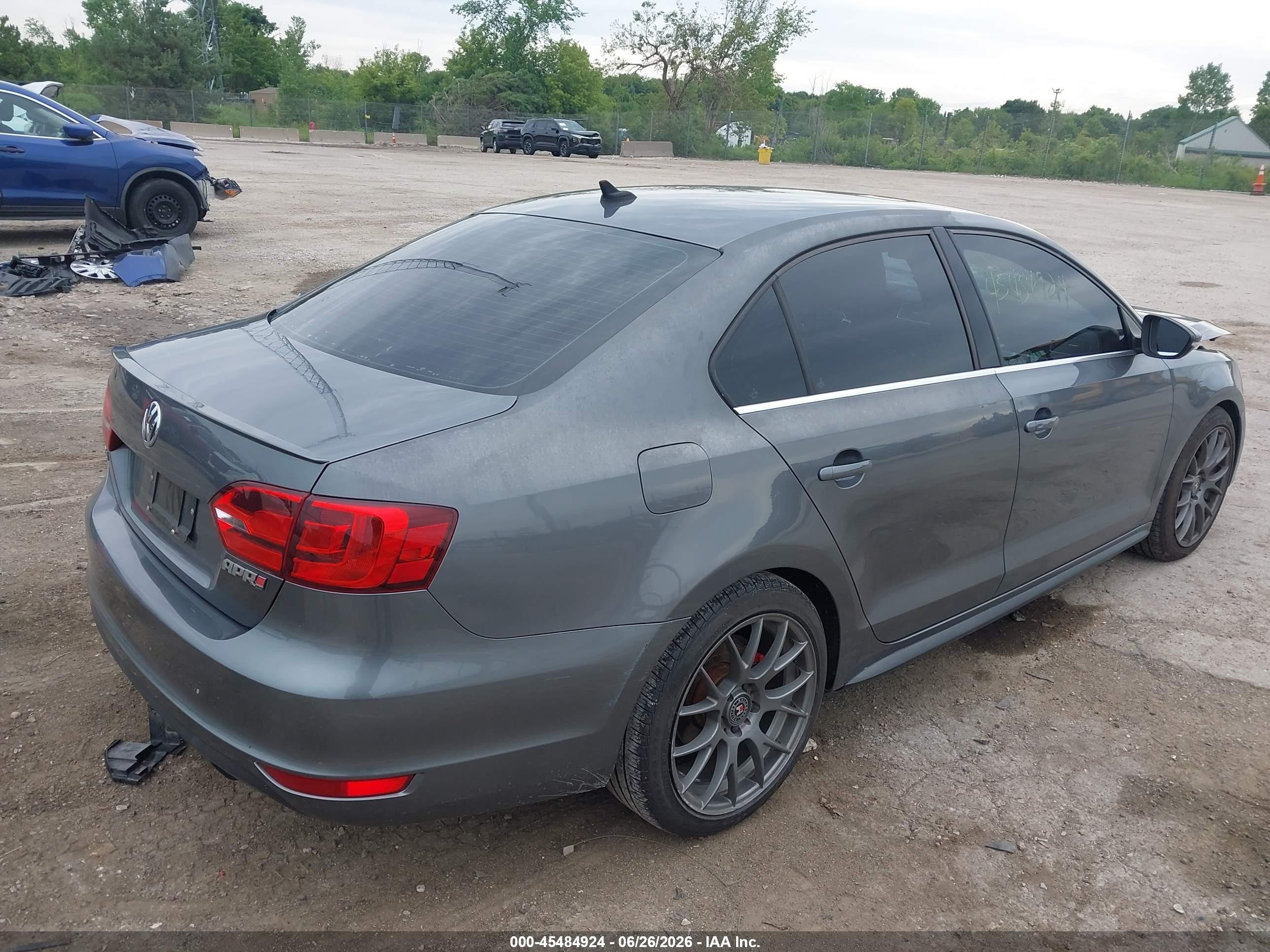 2013 Volkswagen Jetta Gli Autobahn W/nav Gray vin: 3VW467AJ2DM386985