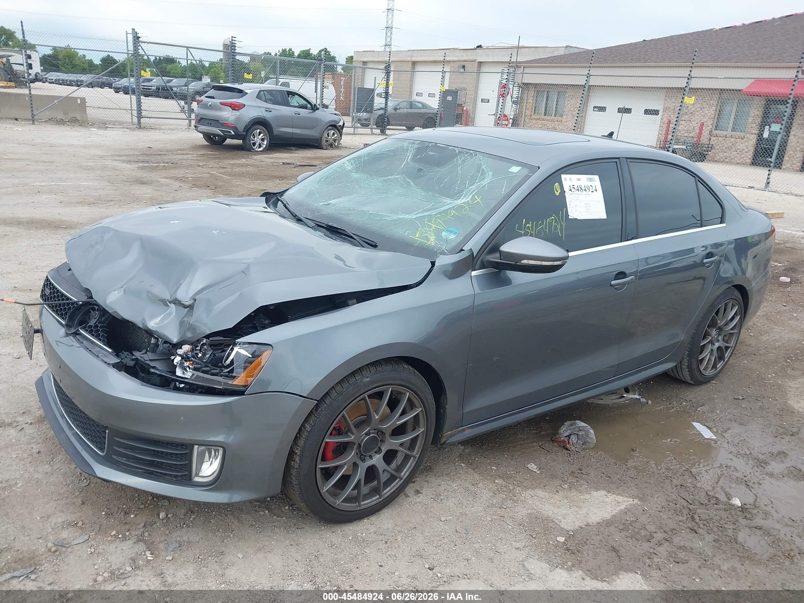 2013 Volkswagen Jetta Gli Autobahn W/nav Gray vin: 3VW467AJ2DM386985